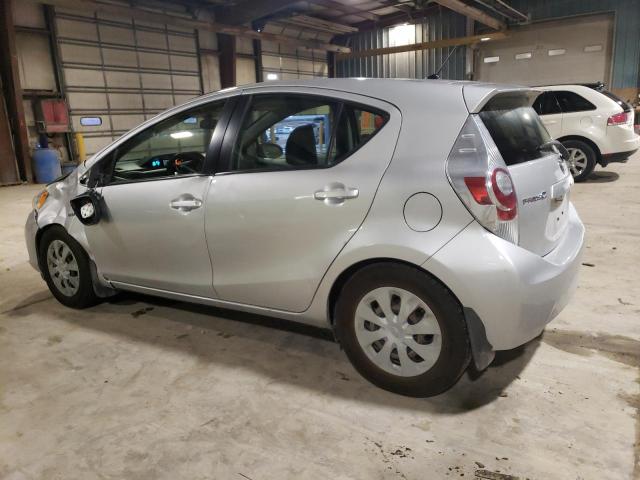 JTDKDTB36E1060758 - 2014 TOYOTA PRIUS C SILVER photo 2