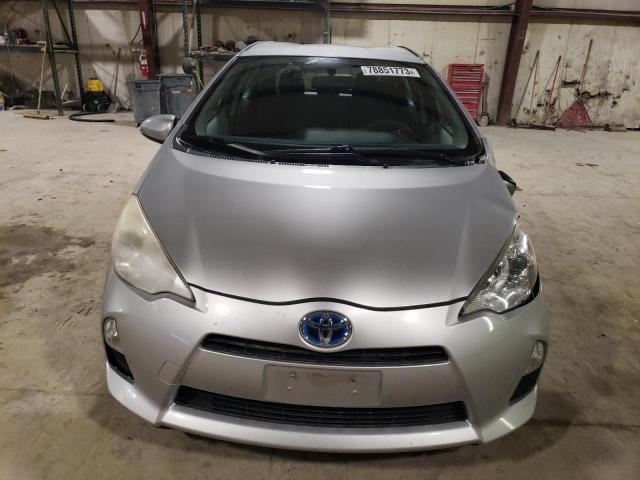 JTDKDTB36E1060758 - 2014 TOYOTA PRIUS C SILVER photo 5