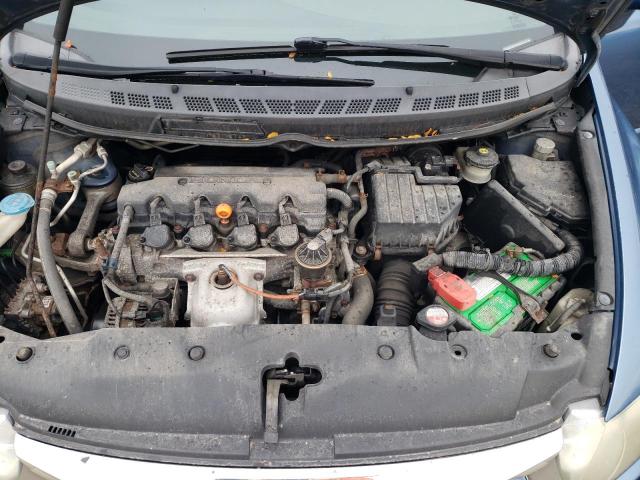 2HGFA15629H003678 - 2009 HONDA CIVIC LX-S ლურჯი ფოტო 11