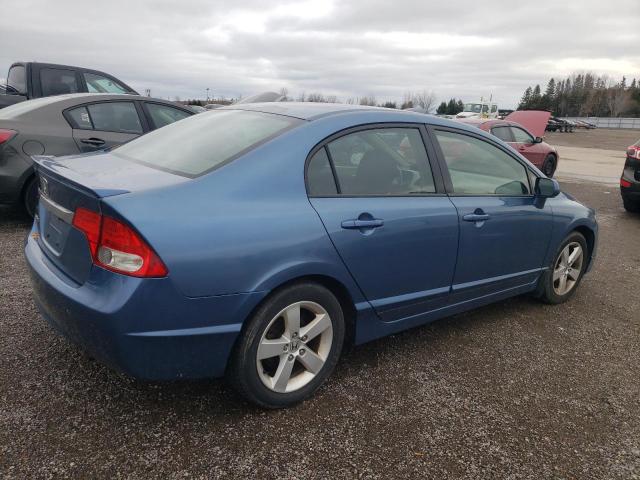 2HGFA15629H003678 - 2009 HONDA CIVIC LX-S ლურჯი ფოტო 3