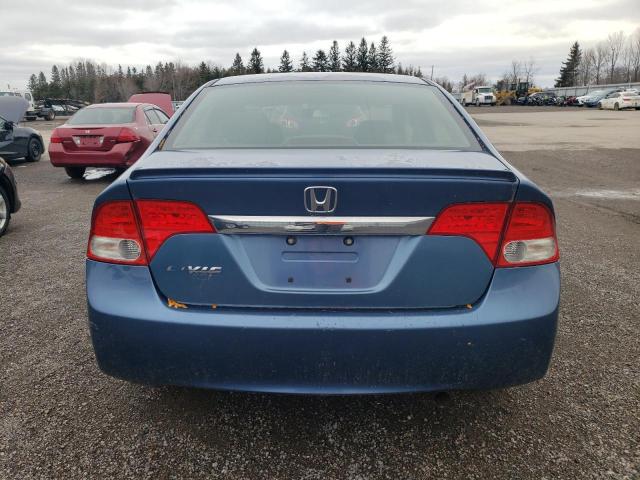 2HGFA15629H003678 - 2009 HONDA CIVIC LX-S ლურჯი ფოტო 6