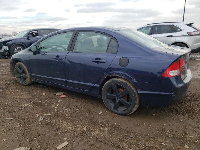 19XFA16529E003518 - 2009 HONDA CIVIC LX BLUE photo 2