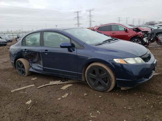 19XFA16529E003518 - 2009 HONDA CIVIC LX BLUE photo 4