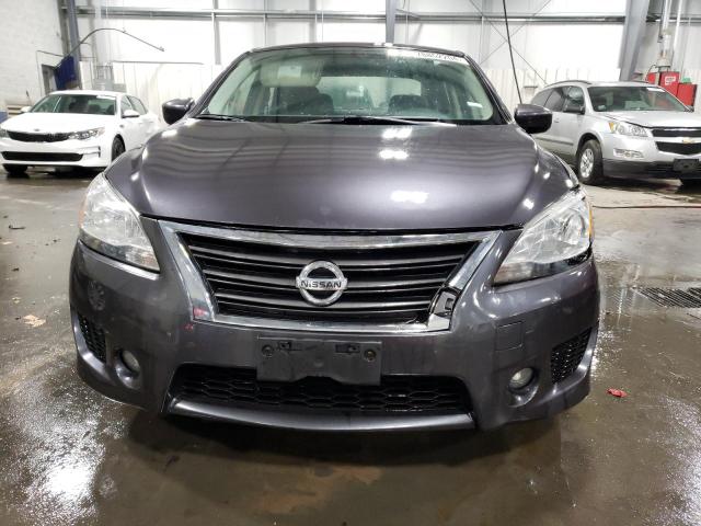 3N1AB7AP6DL564265 - 2013 NISSAN SENTRA S GRAY photo 5