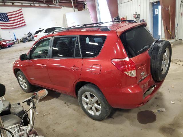 JTMBK31V685058983 - 2008 TOYOTA RAV4 LIMITED RED photo 2