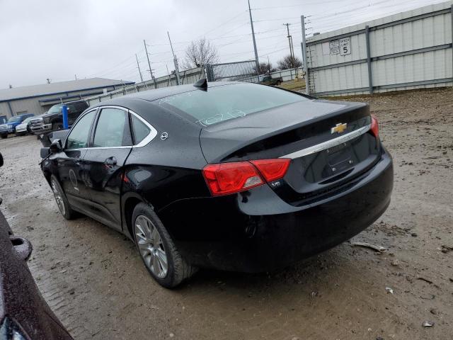 2G11X5S39J9158423 - 2018 CHEVROLET IMPALA LS BLACK photo 2