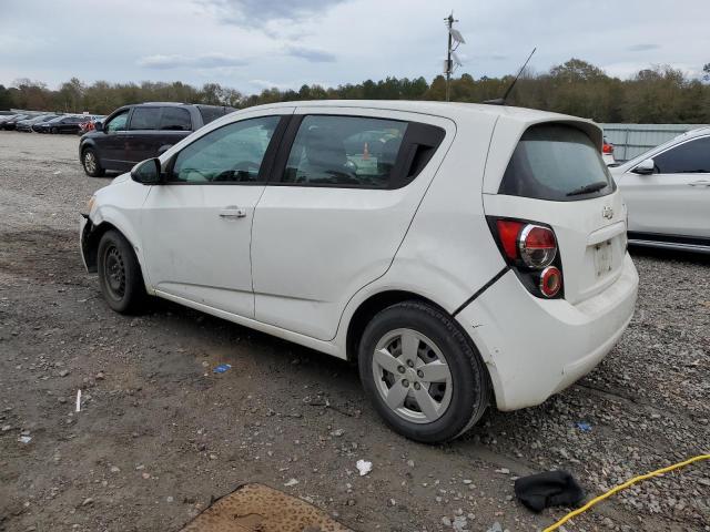 1G1JA6SH7D4168121 - 2013 CHEVROLET SONIC LS WHITE photo 2