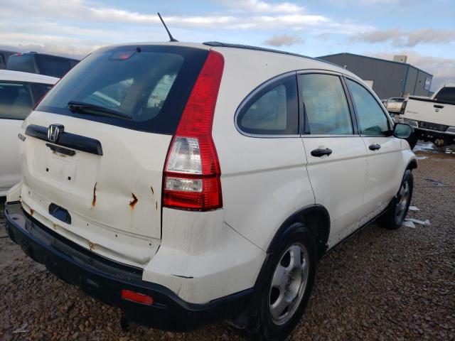 JHLRE48347C013621 - 2007 HONDA CR-V LX WHITE photo 3