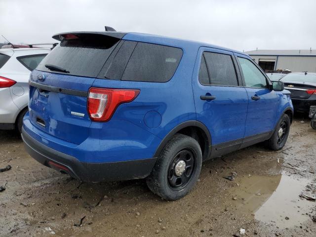 1FM5K8AT7HGC35677 - 2017 FORD EXPLORER POLICE INTERCEPTOR BLUE photo 3
