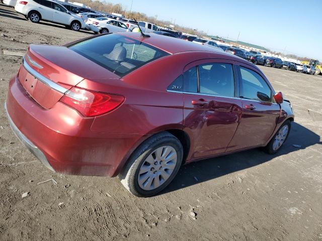 1C3CCBAB3EN142972 - 2014 CHRYSLER 200 LX BURGUNDY photo 3