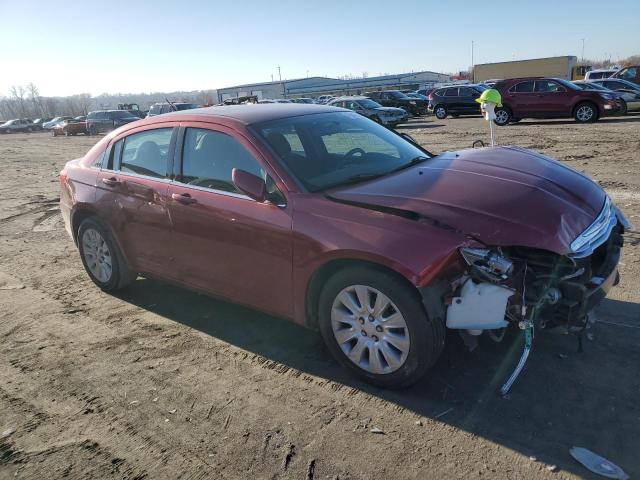 1C3CCBAB3EN142972 - 2014 CHRYSLER 200 LX BURGUNDY photo 4