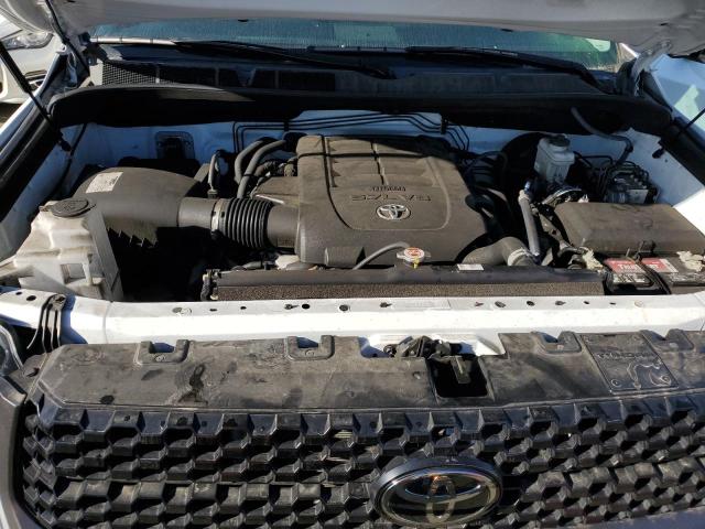 5TFTY5F10MX012164 - 2021 TOYOTA TUNDRA DOUBLE CAB SR/SR5 WHITE photo 11