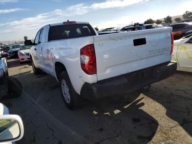 5TFTY5F10MX012164 - 2021 TOYOTA TUNDRA DOUBLE CAB SR/SR5 WHITE photo 2