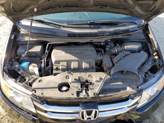 5FNRL5H61EB008668 - 2014 HONDA ODYSSEY EXL BLUE photo 12