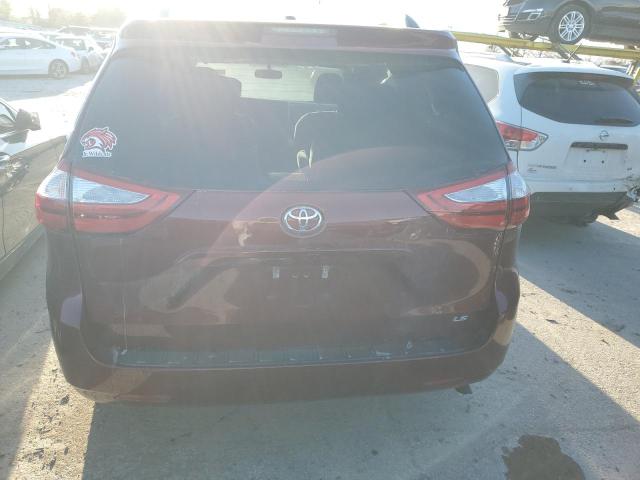 5TDKK3DC0FS584415 - 2015 TOYOTA SIENNA LE RED photo 6