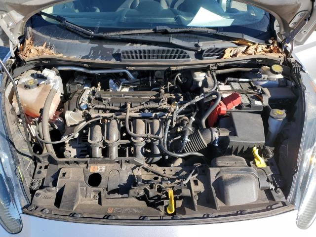 3FADP4BJ7HM149739 - 2017 FORD FIESTA SE SILVER photo 11