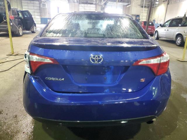 2T1BURHE7GC674826 - 2016 TOYOTA COROLLA L BLUE photo 6