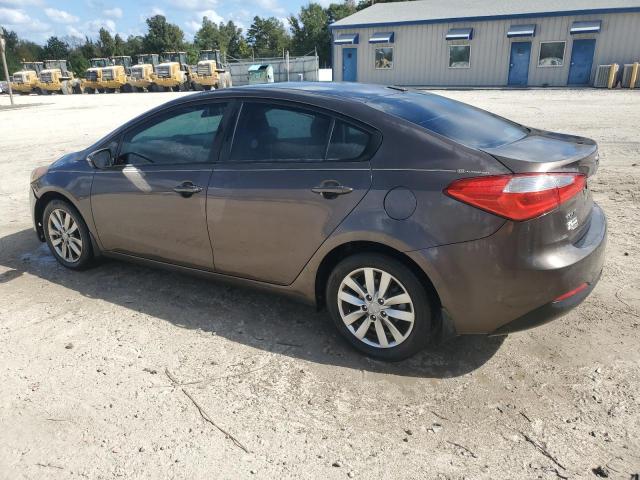 KNAFX4A66E5215292 - 2014 KIA FORTE LX GRAY photo 2