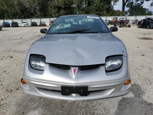 1G2JB124127402189 - 2002 PONTIAC SUNFIRE SE SILVER photo 5