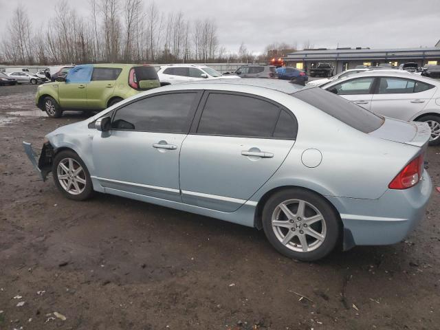 JHMFA36248S009574 - 2008 HONDA CIVIC HYBRID BLUE photo 2