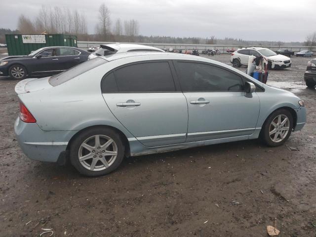 JHMFA36248S009574 - 2008 HONDA CIVIC HYBRID BLUE photo 3