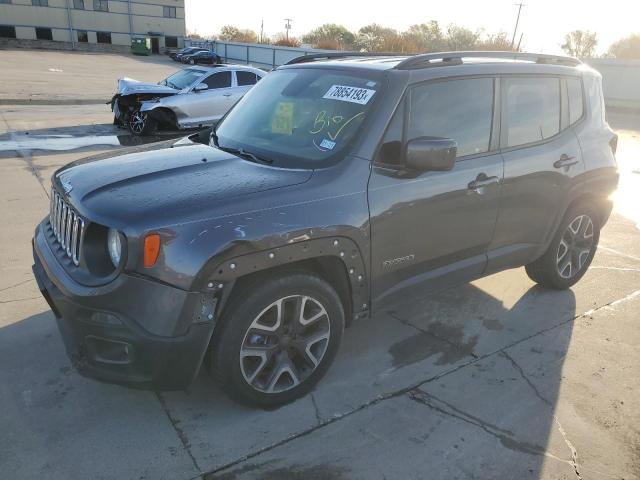 ZACCJABB0JPJ18850 - 2018 JEEP RENEGADE LATITUDE GRAY photo 1