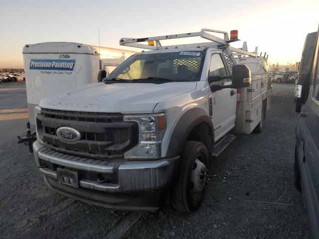 1FDUF4GT9LDA10610 - 2020 FORD F450 SUPER DUTY WHITE photo 1