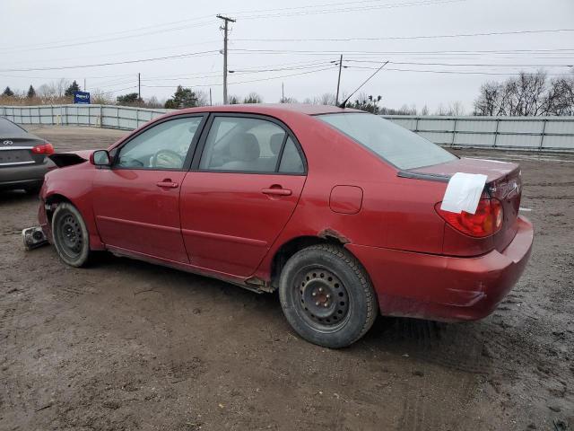 1NXBR38EX4Z318878 - 2004 TOYOTA COROLLA CE RED photo 2