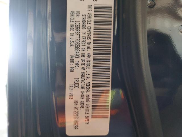 1C6RR6FT7DS588403 - 2013 RAM 1500 ST BLUE photo 13