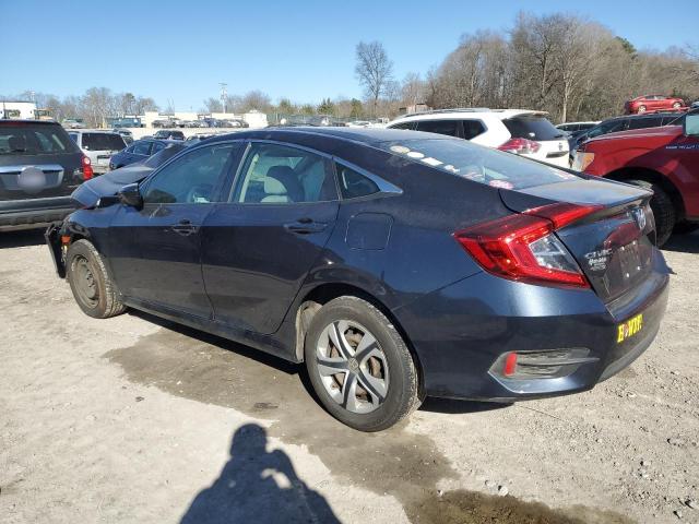 2HGFC2F57JH590275 - 2018 HONDA CIVIC LX BLUE photo 2