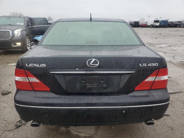 JTHBN36F740124598 - 2004 LEXUS LS 430 BLACK photo 6