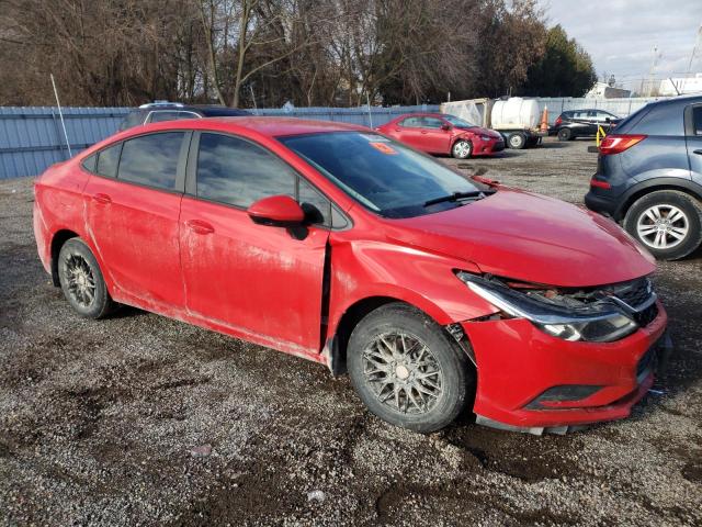 3G1BB5SMXHS511244 - 2017 CHEVROLET CRUZE LS RED photo 4