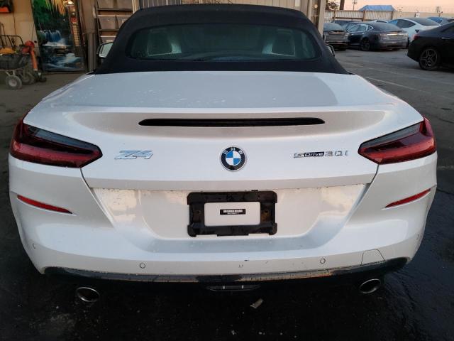 WBAHF3C04NWX77717 - 2022 BMW Z4 SDRIVE30I WHITE photo 6