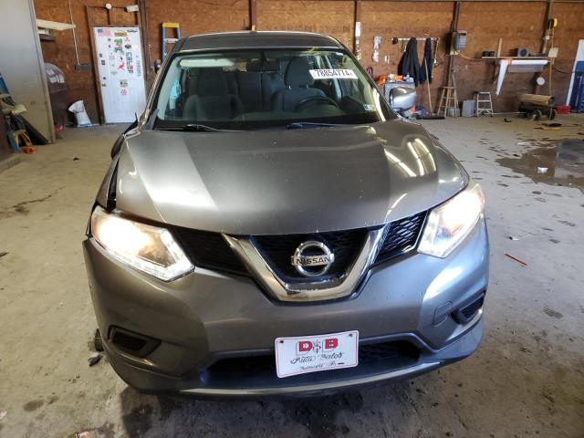 KNMAT2MV1GP643214 - 2016 NISSAN ROGUE S GRAY photo 5