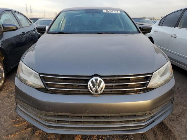 3VWLA7AJ6FM319268 - 2015 VOLKSWAGEN JETTA TDI GRAY photo 5