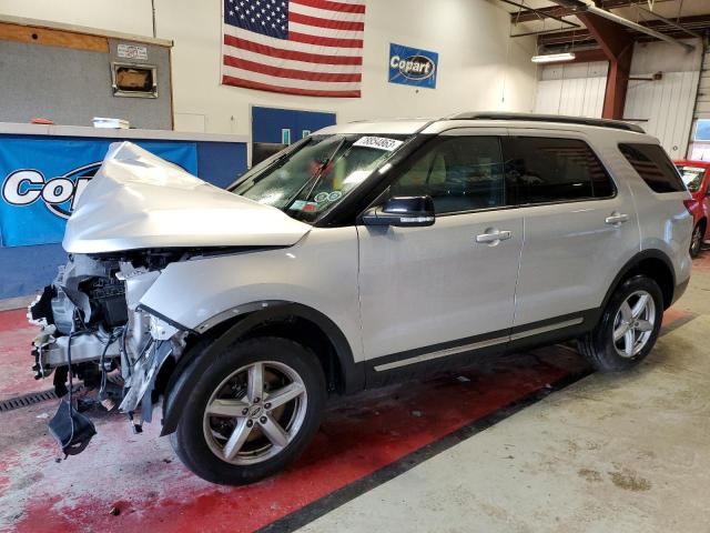 1FM5K8D89HGA67936 - 2017 FORD EXPLORER XLT SILVER photo 1