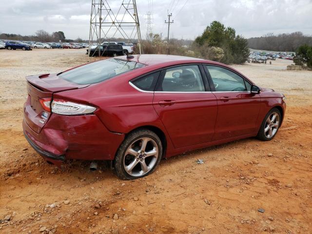 1FA6P0HD3E5403676 - 2014 FORD FUSION SE MAROON photo 3