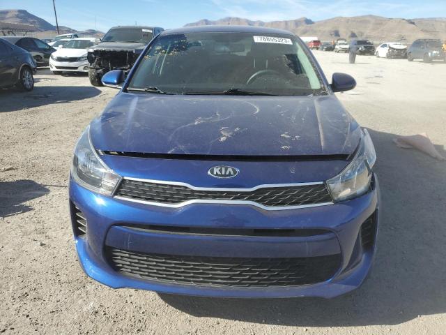 3KPA24AD6LE282955 - 2020 KIA RIO LX BLUE photo 5