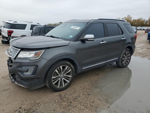 1FM5K8HT6HGA66984 - 2017 FORD EXPLORER PLATINUM GRAY photo 1