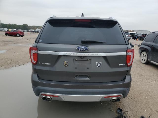 1FM5K8HT6HGA66984 - 2017 FORD EXPLORER PLATINUM GRAY photo 6