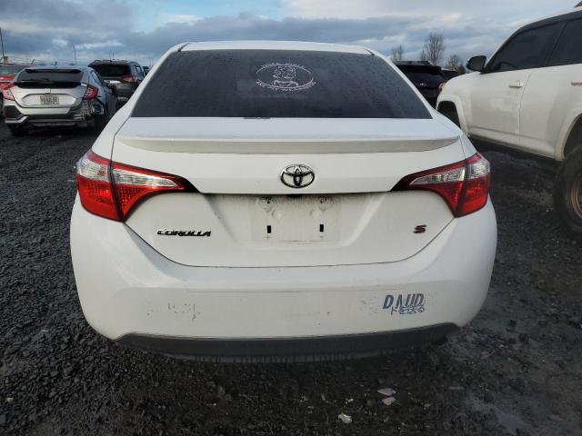 5YFBURHEXGP394821 - 2016 TOYOTA COROLLA L WHITE photo 6