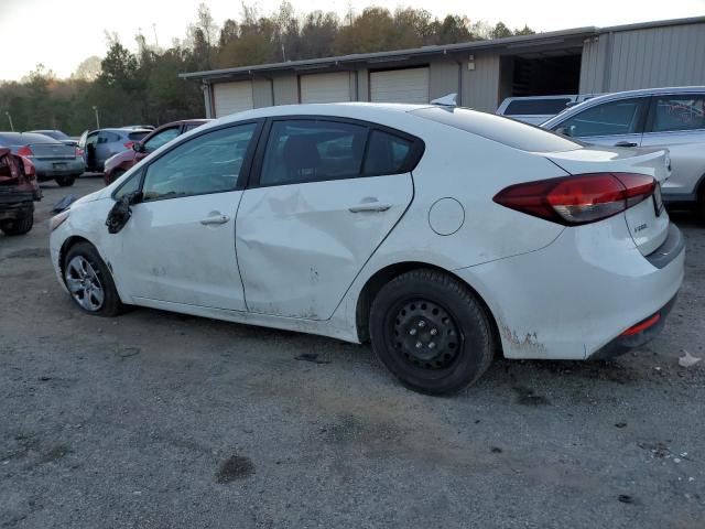 3KPFK4A72HE083408 - 2017 KIA FORTE LX WHITE photo 2