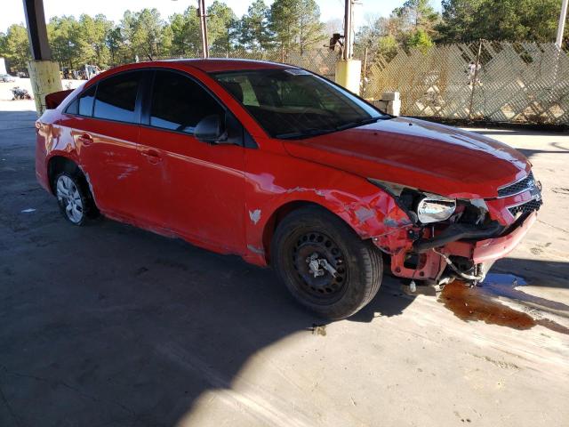 1G1PA5SGXE7370656 - 2014 CHEVROLET CRUZE LS RED photo 4