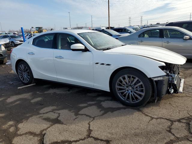 ZAM57YTA5K1321996 - 2019 MASERATI GHIBLI S WHITE photo 4