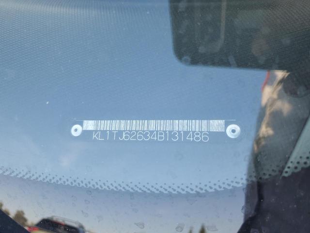 KL1TJ62634B131486 - 2004 CHEVROLET AVEO LS 白色 照片 12