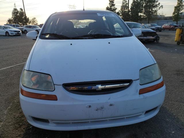 KL1TJ62634B131486 - 2004 CHEVROLET AVEO LS WHITE photo 5