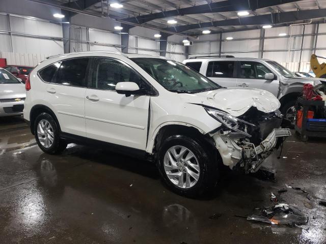 5J6RM4H74FL117425 - 2015 HONDA CR-V EXL WHITE photo 4