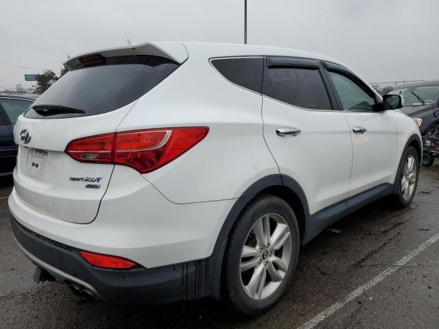 5XYZWDLA3DG082971 - 2013 HYUNDAI SANTA FE S WHITE photo 3