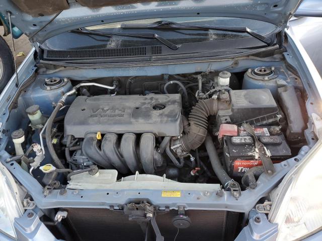 2T1KR32E38C705983 - 2008 TOYOTA COROLLA MA XR BLUE photo 11