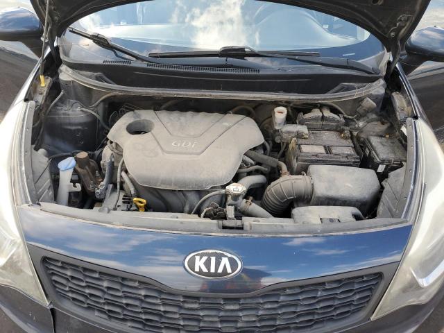 KNADM4A34D6136346 - 2013 KIA RIO LX BLUE photo 11